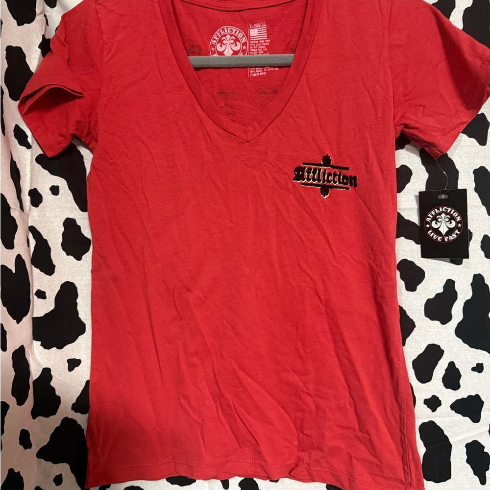 Affliction Wings V-Neck Tee SOLD